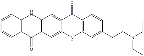 3-[2-(Diethylamino)ethyl]-5,12-dihydroquino[2,3-b]acridine-7,14-dione