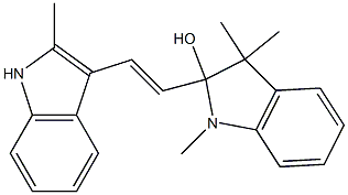 1,3,3-Trimethyl-2-[2-(2-methyl-1H-indol-3-yl)vinyl]indolin-2-ol