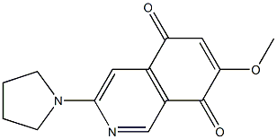 3-(Pyrrolidin-1-yl)-7-methoxyisoquinoline-5,8-dione|