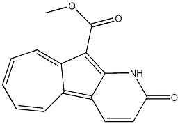 1,2-Dihydro-2-oxoazuleno[2,1-b]pyridine-10-carboxylic acid methyl ester,,结构式