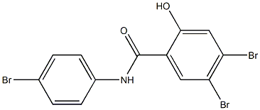 4,4',5-Tribromo-2-hydroxybenzanilide Structure