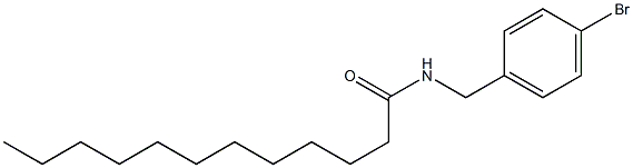 N-(4-Bromobenzyl)dodecanamide Structure