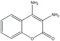 3,4-Diamino-2H-1-benzopyran-2-one Structure