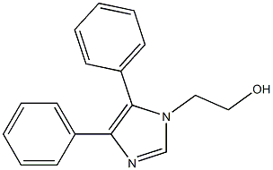 4,5-Diphenyl-1H-imidazole-1-ethanol Struktur