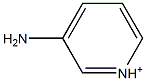 3-Aminopyridinium,,结构式