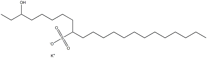 3-Hydroxydocosane-9-sulfonic acid potassium salt