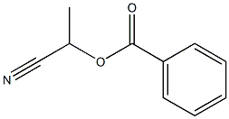 Benzoic acid 1-cyanoethyl ester Structure