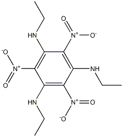 2,4,6-Trinitro-N,N',N''-triethylbenzene-1,3,5-triamine 结构式