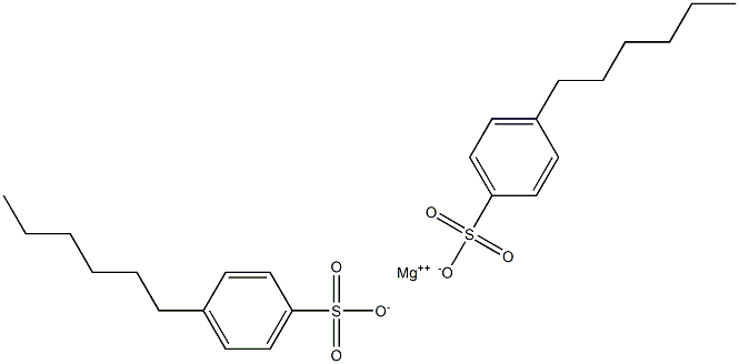 Bis(4-hexylbenzenesulfonic acid)magnesium salt,,结构式