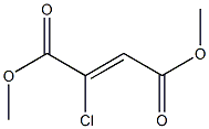 2-クロロフマル酸ジメチル 化学構造式