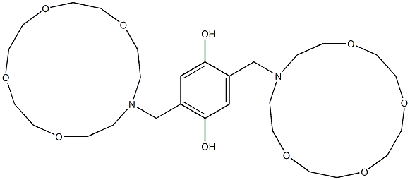  2,5-Bis[(1,4,7,10-tetraoxa-13-azacyclopentadecan-13-yl)methyl]benzene-1,4-diol