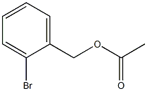 Acetic acid 2-bromobenzyl ester Structure