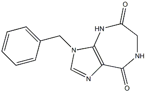 3-Benzyl-4,7-dihydro-6H-imidazo[4,5-e][1,4]diazepine-5,8-dione Struktur