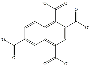 1,2,4,6-Naphthalenetetracarboxylate 结构式