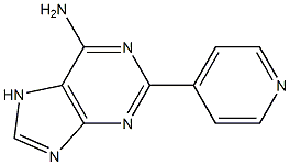 2-(4-Pyridinyl)adenine,,结构式