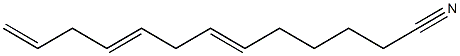 6,9,12-Tridecatrienenitrile 结构式