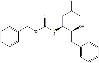 (2S,3S)-3-(Benzyloxycarbonylamino)-5-methyl-1-phenyl-2-hexanol Structure