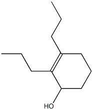 2,3-Dipropyl-2-cyclohexen-1-ol 结构式
