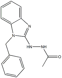 2-(1-Benzyl-1H-benzimidazol-2-yl)-1-acetylhydrazine Structure