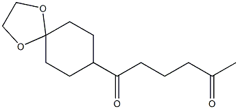 1-(1,4-Dioxaspiro[4.5]decan-8-yl)-1,5-hexanedione Structure