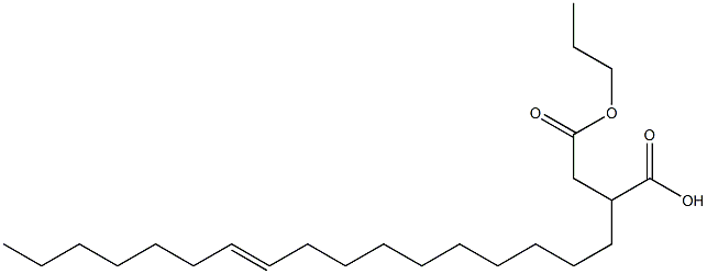 2-(10-Heptadecenyl)succinic acid 1-hydrogen 4-propyl ester,,结构式