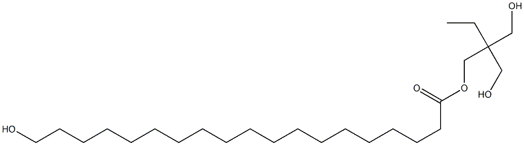 19-Hydroxynonadecanoic acid 2,2-bis(hydroxymethyl)butyl ester 结构式