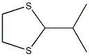 2-イソプロピル-1,3-ジチオラン 化学構造式