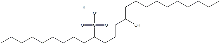 14-Hydroxytetracosane-10-sulfonic acid potassium salt