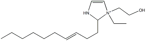 2-(3-Decenyl)-1-ethyl-1-(2-hydroxyethyl)-4-imidazoline-1-ium