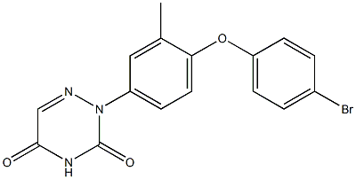 2-[3-Methyl-4-(4-bromophenoxy)phenyl]-1,2,4-triazine-3,5(2H,4H)-dione