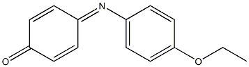 4-(4-Ethoxyphenylimino)-2,5-cyclohexadien-1-one 结构式