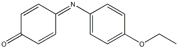 4-(4-Ethoxyphenylimino)-2,5-cyclohexadien-1-one,,结构式