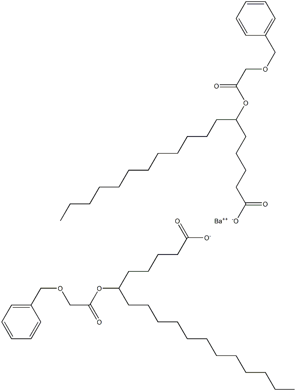 Bis[6-(benzyloxyacetoxy)stearic acid]barium salt