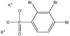 2,3,4-Tribromophenylphosphonic acid dipotassium salt Struktur