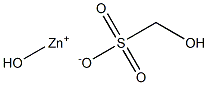 Hydroxymethanesulfonic acid hydroxyzinc salt Struktur