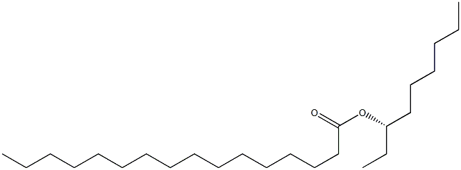 (-)-パルミチン酸[(S)-ノナン-3-イル] 化学構造式