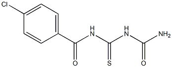 1-(4-Chlorobenzoyl)thiobiuret,,结构式