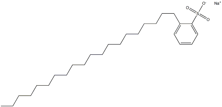 2-Icosylbenzenesulfonic acid sodium salt Structure