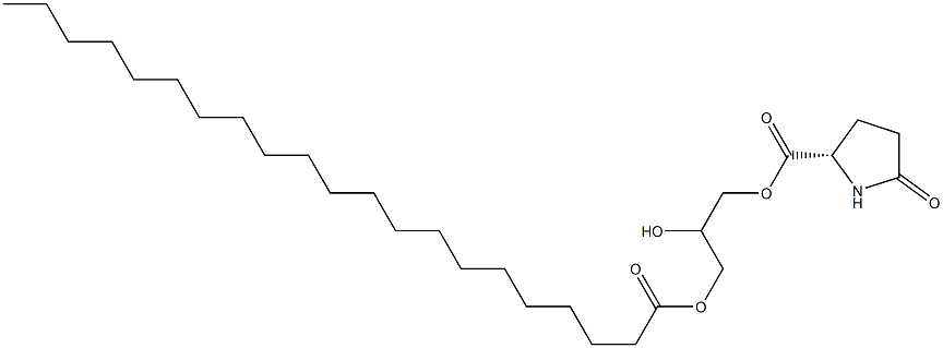 1-[(L-Pyroglutamoyl)oxy]-2,3-propanediol 3-henicosanoate,,结构式