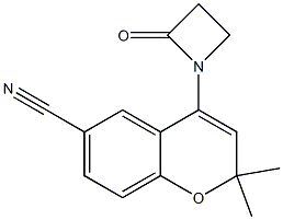 1-(6-Cyano-2,2-dimethyl-2H-1-benzopyran-4-yl)azetidin-2-one|