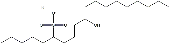 10-Hydroxynonadecane-6-sulfonic acid potassium salt