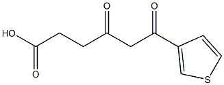 6-(3-Thienyl)-4,6-dioxohexanoic acid,,结构式