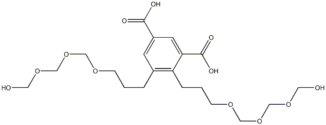 4,5-Bis(9-hydroxy-4,6,8-trioxanonan-1-yl)isophthalic acid