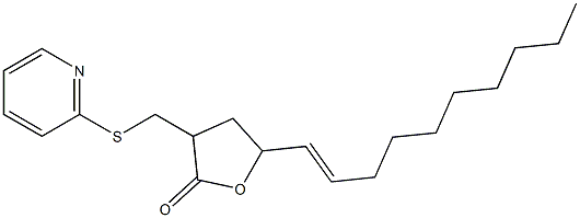Dihydro-3-[(2-pyridinylthio)methyl]-5-(1-decenyl)furan-2(3H)-one