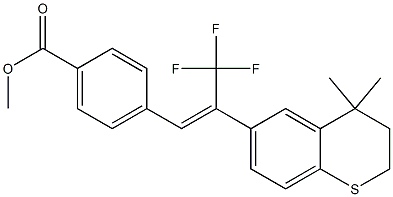 4-[(Z)-2-[(3,4-Dihydro-4,4-dimethyl-2H-1-benzothiopyran)-6-yl]-3,3,3-trifluoro-1-propenyl]benzoic acid methyl ester