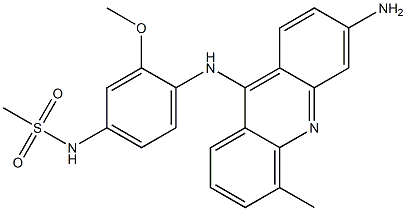 N-[4-[[3-Amino-5-methylacridin-9-yl]amino]-3-methoxyphenyl]methanesulfonamide