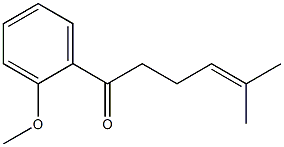 1-(2-Methoxyphenyl)-5-methyl-4-hexen-1-one,,结构式