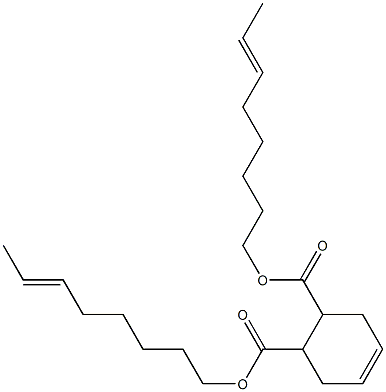 4-Cyclohexene-1,2-dicarboxylic acid bis(6-octenyl) ester 结构式