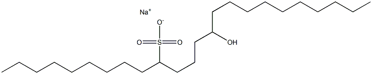 14-Hydroxytetracosane-10-sulfonic acid sodium salt