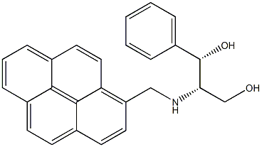 1-[[(1S,2S)-2-Hydroxy-1-hydroxymethyl-2-phenylethyl]aminomethyl]pyrene Structure